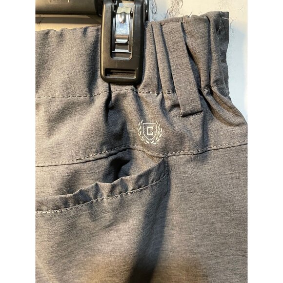 Chaps Men's Gray Stretch Shorts Size 36 - Picture 3 of 6